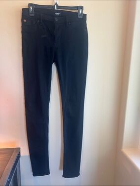 Hudson Jeans Black High-Rise Slim Jeans